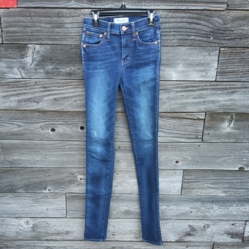 Madewell denim, 9 inch skinny skinny blue jeans size 23